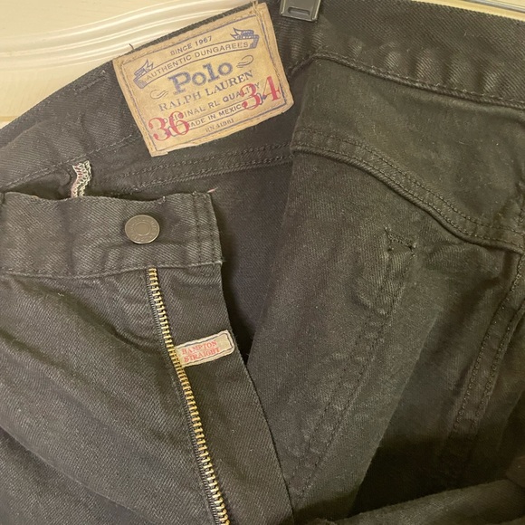Polo RL Denim 36x34 Black Jeans - Picture 4 of 8
